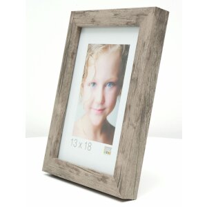 Houten lijst s45rh7ar grijs-beige Antireflecterend glas