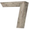 Houten lijst s45rh7ar grijs-beige Antireflecterend glas