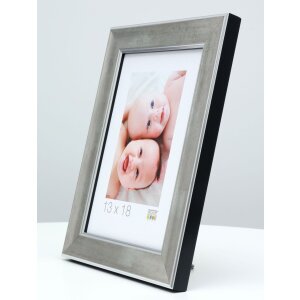Houten lijst s45yd zilver en brons antireflecterend glas