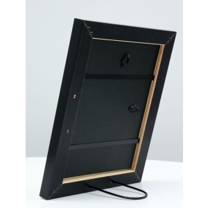 Houten lijst s45yd zilver en brons antireflecterend glas