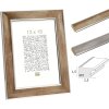 Houten lijst s45yd zilver en brons antireflecterend glas