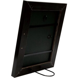 Houten lijst s46e zilveren rand anti-reflecterend glas