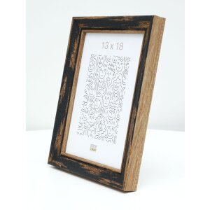 Houten lijst s46tg ruw hout look