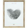Houten lijst s46tg ruw hout look