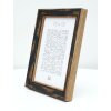 Houten lijst s46tg ruw hout look