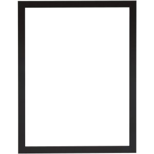 Canvas fotolijst s46v zilver en zwart