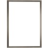 Canvas fotolijst s46v zilver en zwart