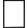 Canvas fotolijst s46v zilver en zwart