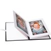 HNFD Leporello Lona zwart 12 fotos 15x20 cm witte paginas