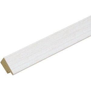 Kunststof lijst s41vf1 wit 20x20 cm anti-reflecterend glas