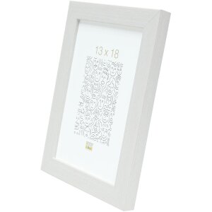 Kunststof lijst s41vf1 wit 20x20 cm anti-reflecterend glas