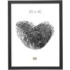 Kunststof lijst s41vk zwart 15x20 cm premium glas
