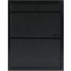 Kunststof lijst s41vk zwart 15x20 cm premium glas