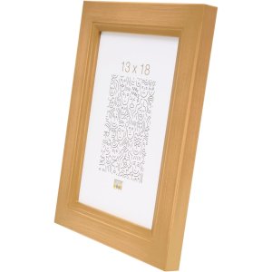 Houten lijst s42l goud 20x20 cm Premium glas