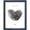 Houten lijst s42l blauw 40x50 cm Premium glas