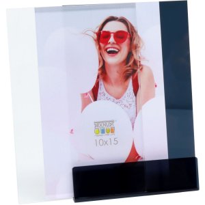 Fotohouder s58sg zwart 10x15 cm