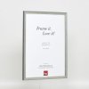 Effect massief houten lijst Profiel 25 blauw 10x10 cm Helder glas