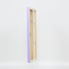 Houten lijst Top Cube 10x10 cm lila ontspiegeld glas