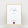 Effect massief houten lijst Profiel 25 geel 10x10 cm Anti-reflecterend glas