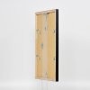 Effect houten lijst profiel 2070 anti-reflex glas 10x10 cm zwart