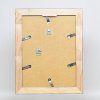 Effect massief houten lijst profiel 28 zilver 10x10 cm Anti-reflecterend glas