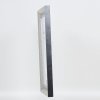 Effect massief houten lijst profiel 28 zilver 10x10 cm Anti-reflecterend glas