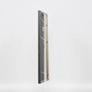 Effect massief houten lijst Profiel 25 groen 10,5x14,8 cm Anti-reflecterend glas