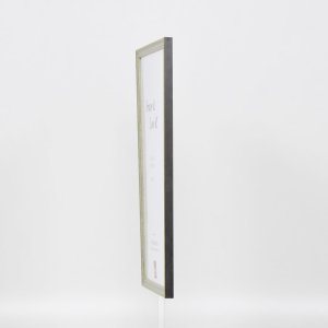 Effect massief houten lijst Profiel 25 groen 10,5x14,8 cm Anti-reflecterend glas