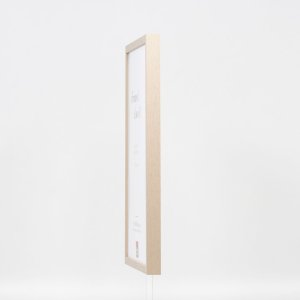 Effect houten lijst profiel 35 lichtbruin 13x13 cm normaal glas