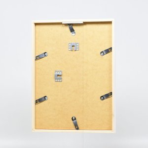 Effect houten lijst Profiel 35 wit 13x13 cm ontspiegeld glas