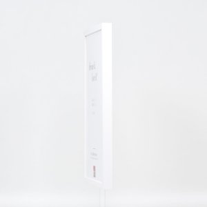 Effect houten lijst Profiel 35 wit 13x13 cm ontspiegeld glas