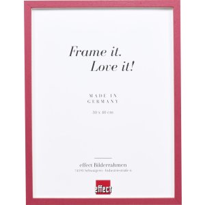 Effect houten lijst Profiel 35 rood 13x13 cm normaal glas...