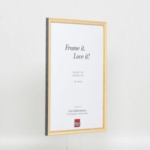 Effect massief houten lijst Profiel 25 geel 13x18 cm Anti-reflecterend glas