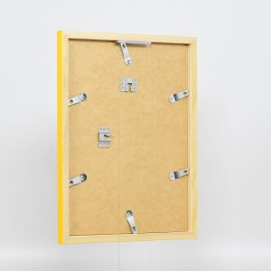 Houten lijst Top Cube 14,8x21 cm geel normaal glas