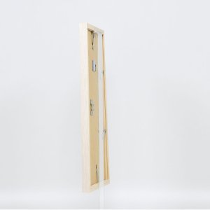 Effect houten lijst Profiel 33 wit 14,8x21 cm ontspiegeld glas