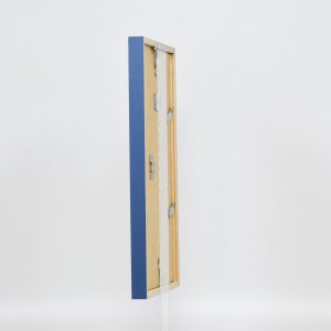 Effect houten lijst profiel 35 blauw 14,8x21 cm normaal glas + afstandhouder