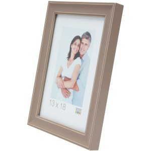 beige fotolijst lona hout 18x24 cm