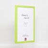 Houten lijst Top Cube 15x20 cm groen anti-reflex glas