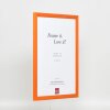 Effect houten lijst Profiel 89 zalm 15x20 cm Museum glas