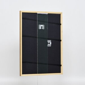 Effect houten lijst profiel 22 bruin-goud 18x24 cm Helder glas