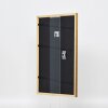 Effect houten lijst profiel 22 bruin-goud 18x24 cm Helder glas