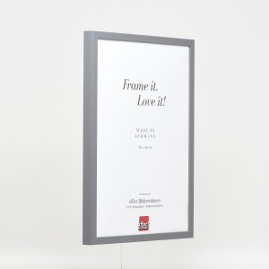 Effect houten lijst profiel 35 antraciet 18x27 cm museumglas