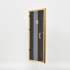 Effect houten lijst profiel 22 bruin-goud 18x32 cm Anti-reflecterend glas