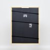 Effect houten lijst profiel 22 bruin-goud 18x32 cm Anti-reflecterend glas