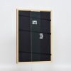 Effect houten lijst profiel 22 bruin-goud 18x32 cm Anti-reflecterend glas