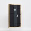 Effect houten lijst profiel 22 bruin-goud 18x32 cm Anti-reflecterend glas