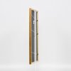 Effect houten lijst profiel 22 bruin-goud 18x32 cm Anti-reflecterend glas