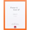 Houten lijst Top Cube 18x32 cm oranje Antireflex glas