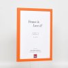 Houten lijst Top Cube 18x32 cm oranje Antireflex glas