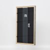 Effect houten lijst profiel 2070 normaal glas 18x32 cm zilver